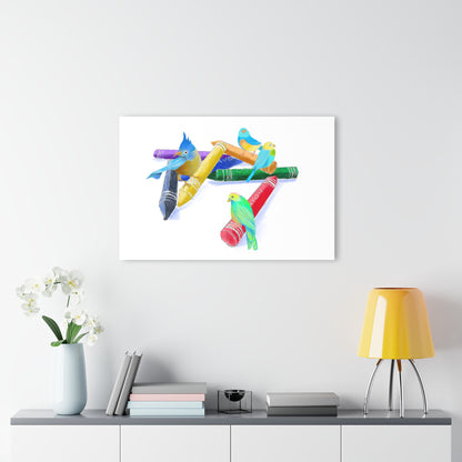 Jolly Birds Acrylic Prints (French Cleat Hanging)