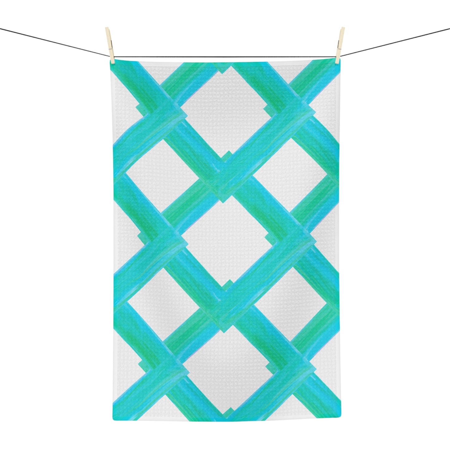 Microfiber Dish Towel Cheerful Lattice