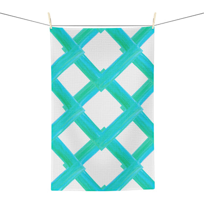 Microfiber Dish Towel Cheerful Lattice