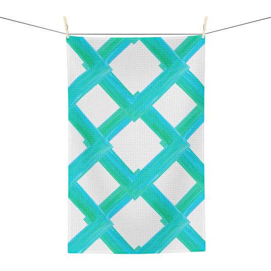 Microfiber Dish Towel Cheerful Lattice