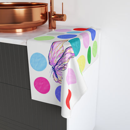 Swing Hand Towel Purple Multi color