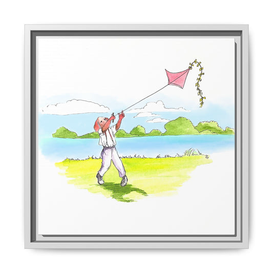 Dogi Fun Matte Canvas Framed