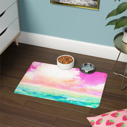Pet Feeding Mats Dinner by the Sea