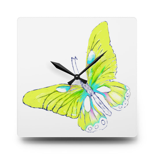 Swing Wall Clock Lime