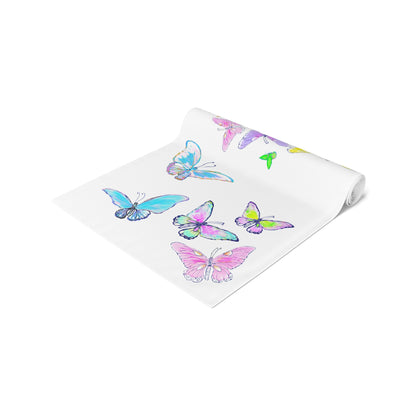 Table Runner Butterfly Playdate (Cotton or Poly)