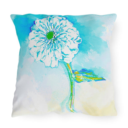 Outdoor Pillows Abstract Zinnia Color Story