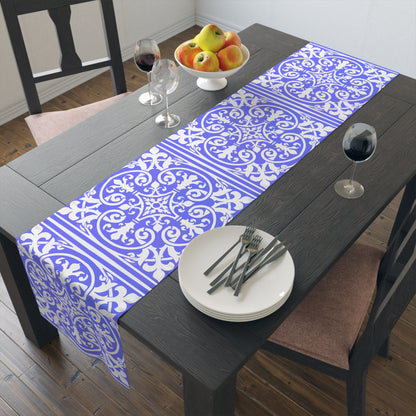 Scrollwork Table Runner (Cotton, Poly)
