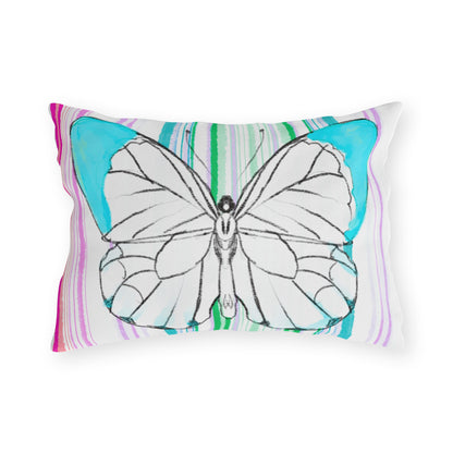 Pillows Outdoor Watercolor Butterfly Whimsy