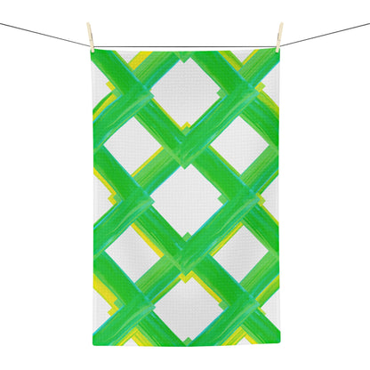Microfiber Dish Towel Cheerful Lattice