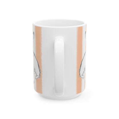 Dogi Fun Mug with Orange Stripes