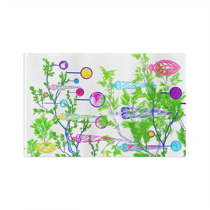 Microfiber Tea Towel Merry Branches