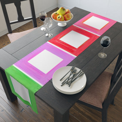 Table Runner Color Block (Cotton or Poly)