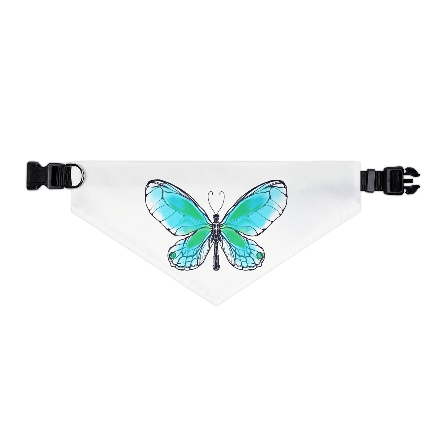 Pet Bandana Collar Colorful Flutter Charm