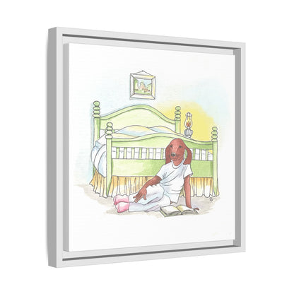 Dogi Fun Matte Canvas Framed