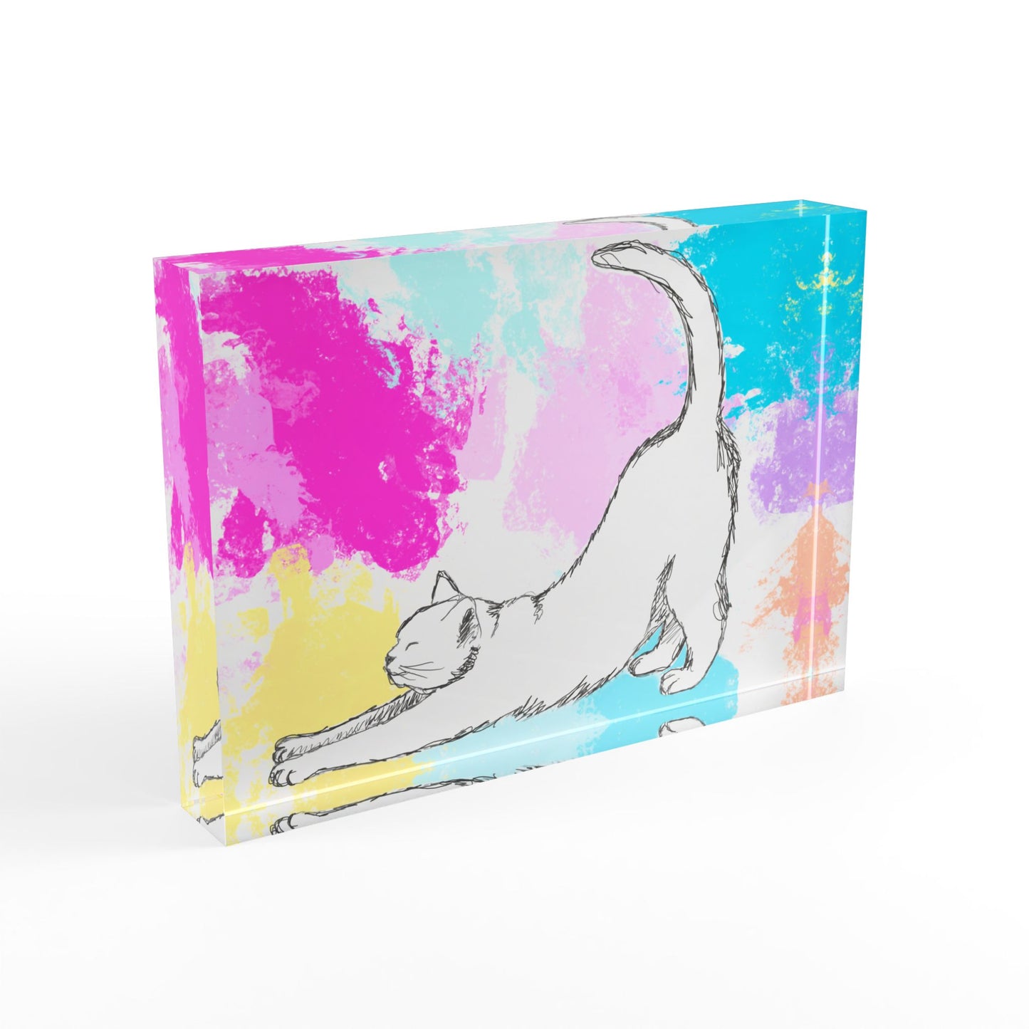 Kitty Fun Acrylic Block