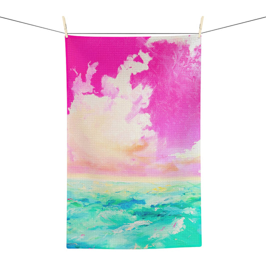 Dish Towels  Microfiber Sky Kiss Pink