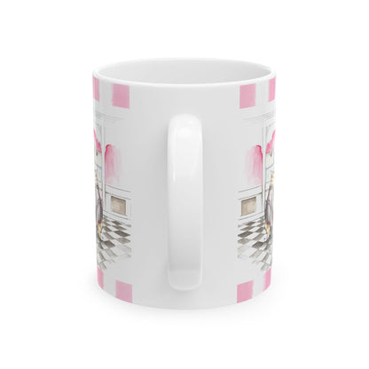 Kitty Fun Mug “The man who doesn’t read…”