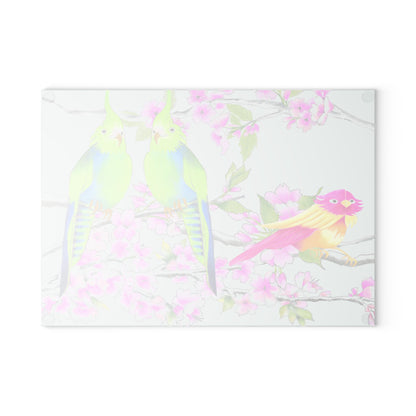 Glass Cutting Boards Cherry Chirp