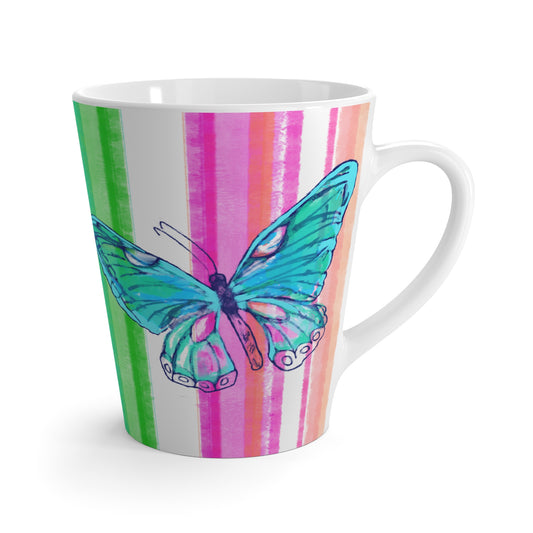 Fun Stripes Latte Mug