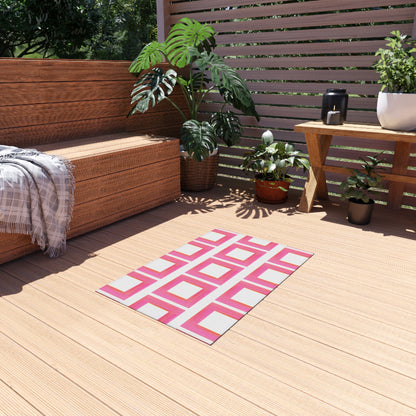Indoor/Outdoor Rug Color Block