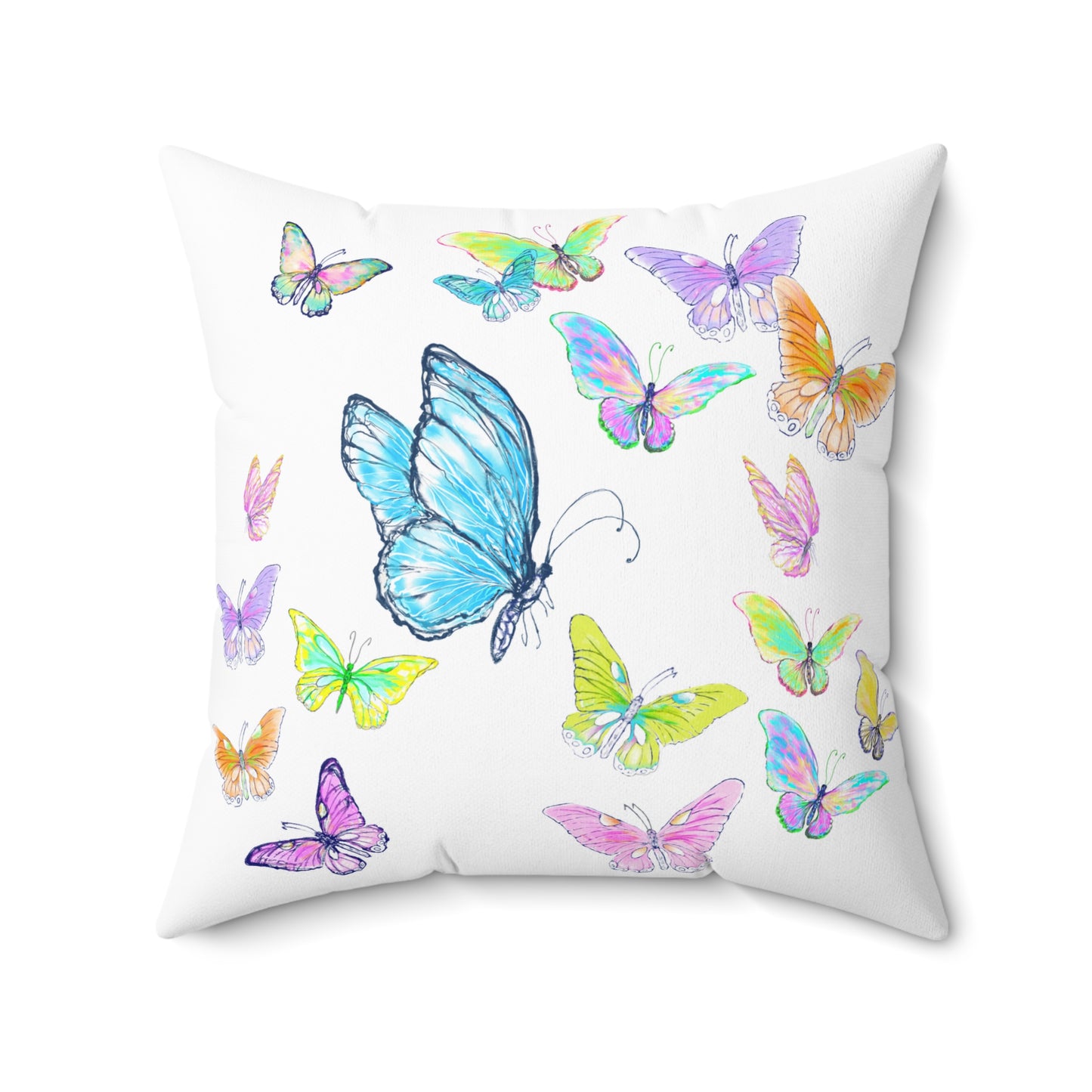 Pillows Multi-Color Butterflies
