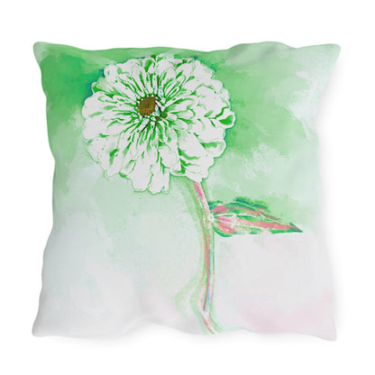 Outdoor Pillows Abstract Zinnia Color Story