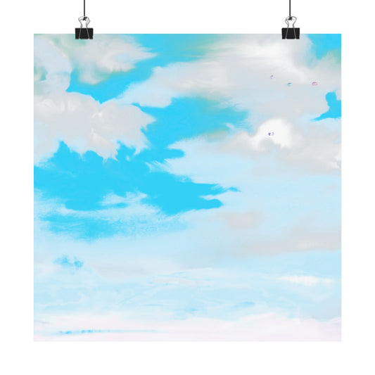 Art Decor Matte Posters Cloud Song