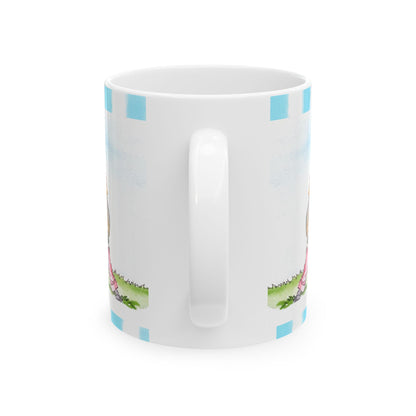 Kitty Fun Mug “For a man to be clever…”