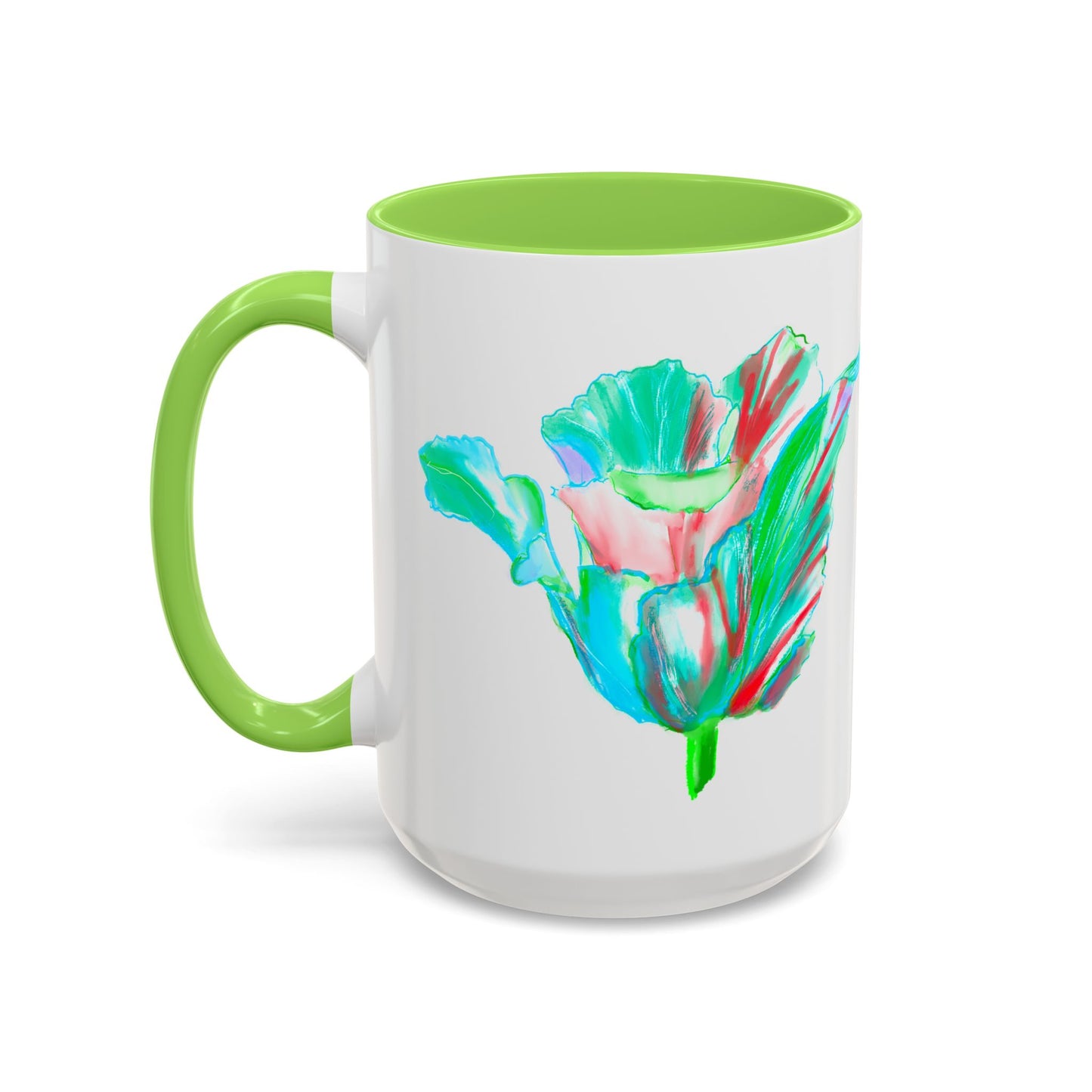 Vibrant Tulips Mugs