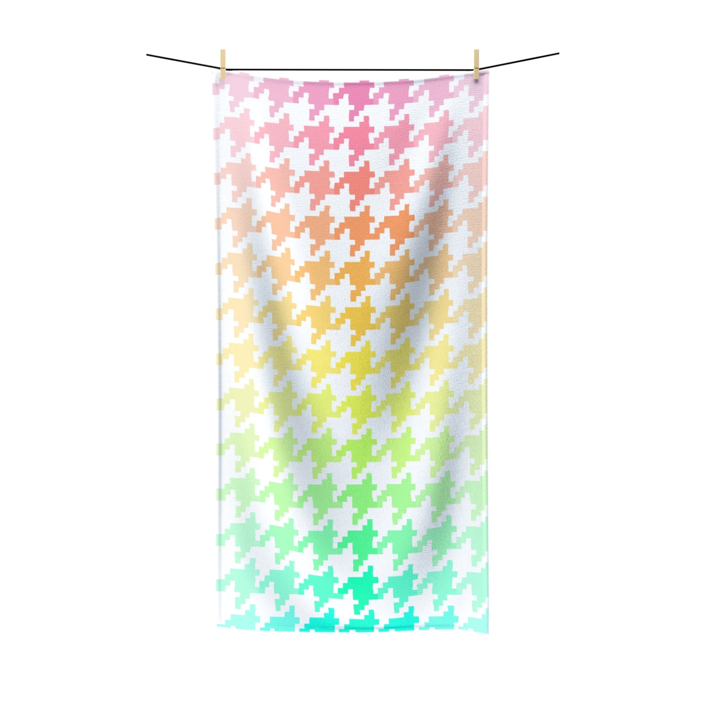 Houndstooth Fun Polycotton Towel (multi)
