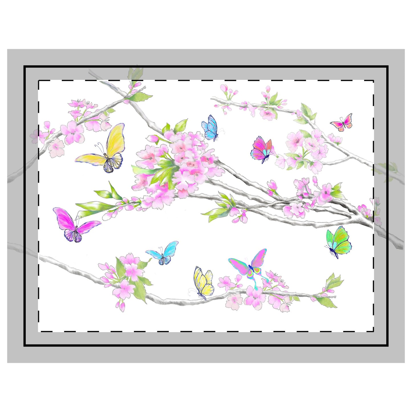 Blossom Whirl  Quilted Shams