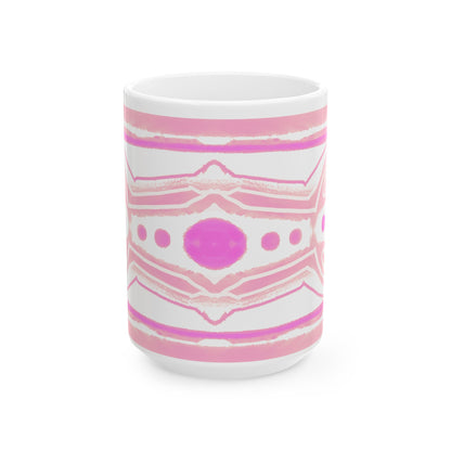 Pattern Play Mug  Dark Pink