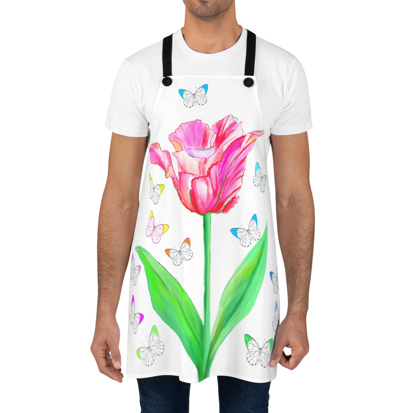 Vibrant Tulips Apron