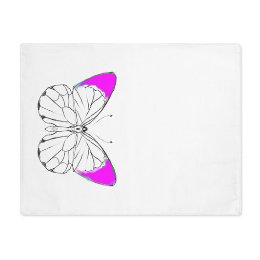 Placemat, 1pc Lucy Butterfly Bright Pink