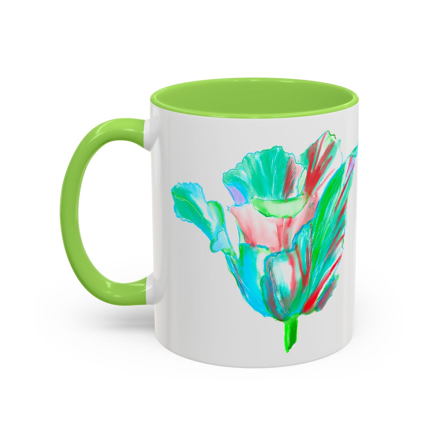Vibrant Tulips Mugs