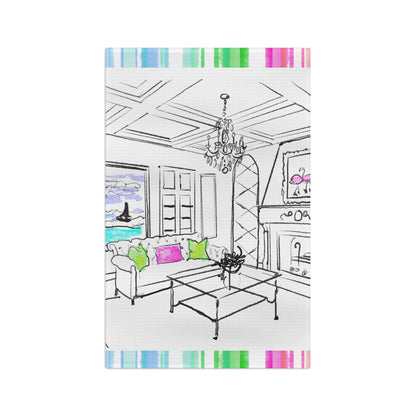 Dish Towels Microfiber Decor Illustration