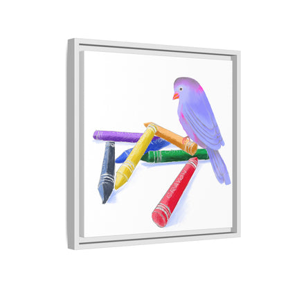 Jolly Birds Matte Canvas Framed