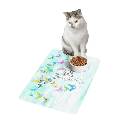 Dogi Butterfly Flutter Pet Food Mat Dalmatian