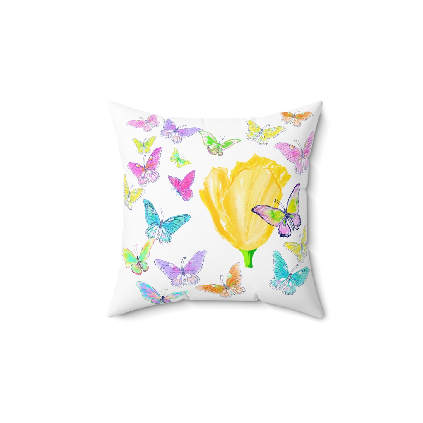 Pillows Dancing Tulips & Butterflies