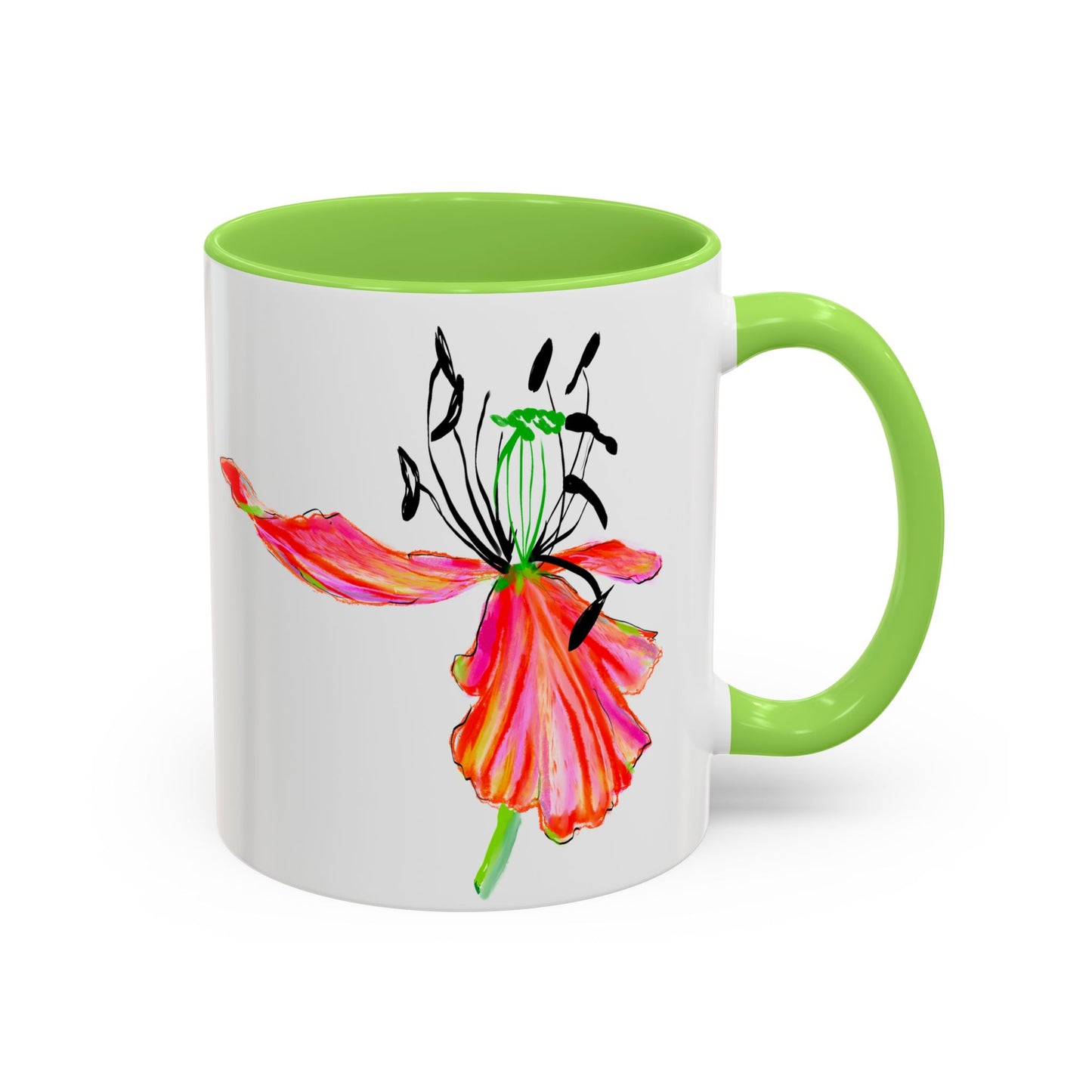 Vibrant Tulips Mugs