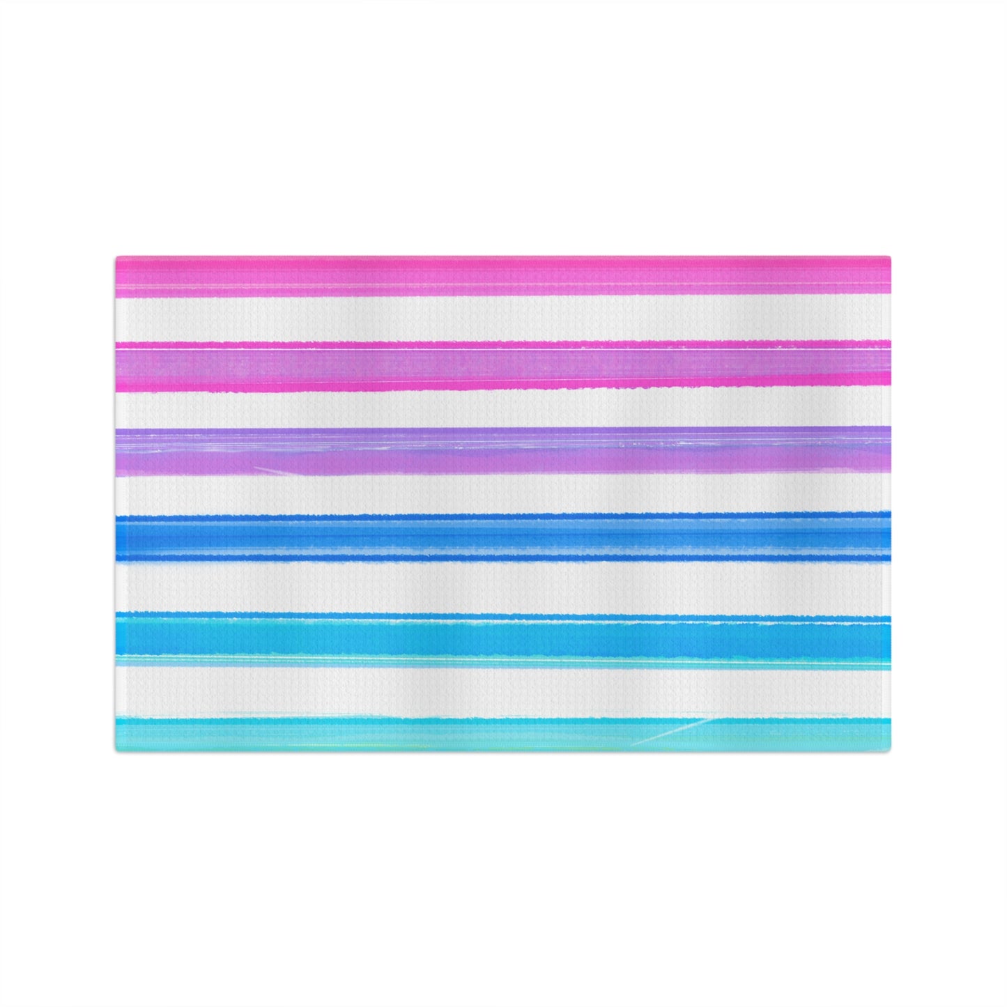 Watercolor Stripes Tea Towel