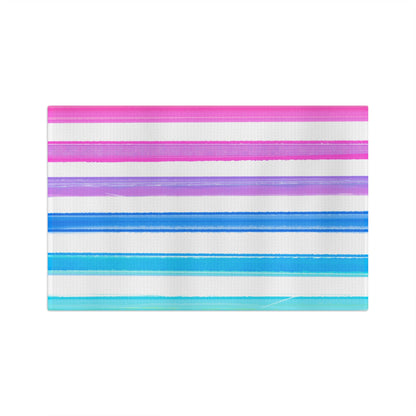 Watercolor Stripes Tea Towel