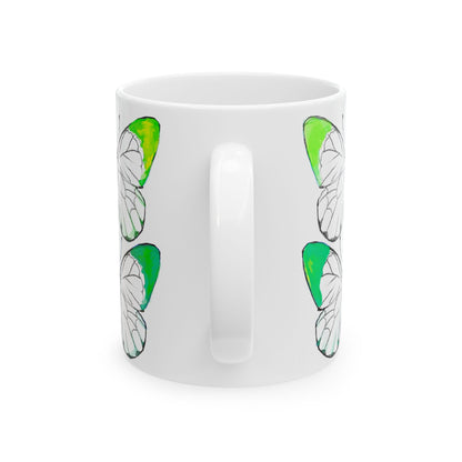 Chroma Ceramic Mug, (11oz, 15oz) Green