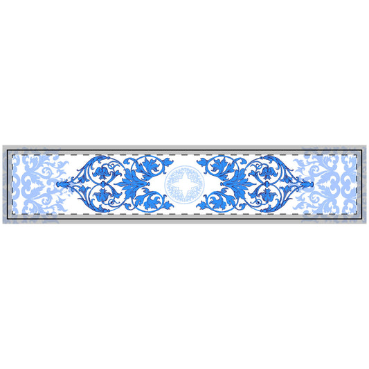 Quilted Table Runner Classic Blue & White Porcelain