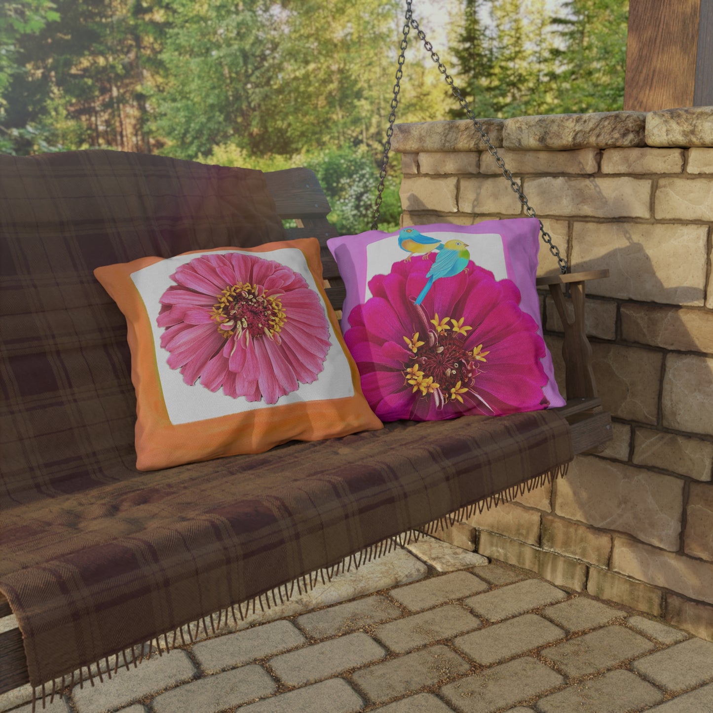Zinnia Outdoor Pillows