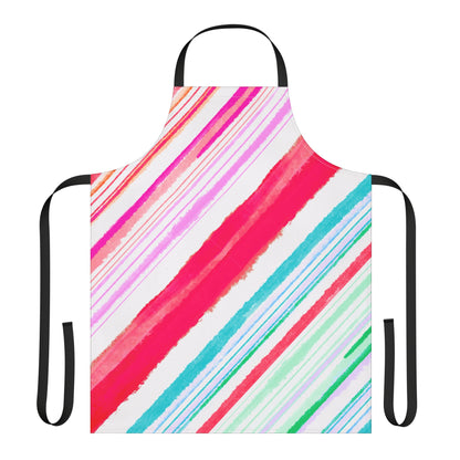 Aprons Watercolor Diagonal Stripes