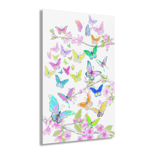 Blossom Glide Acrylic Print (French Cleat Hanging)