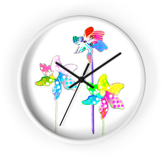 Celebrations Pin Wheel Wall Clock