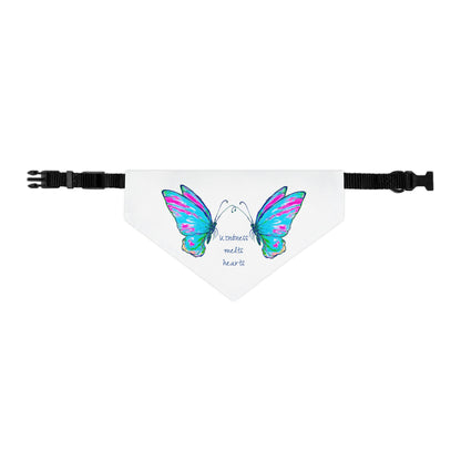 Pet Bandana Collar Kindness melts hearts