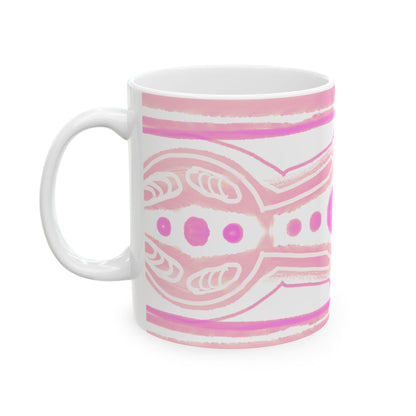 Pattern Play Mug  Dark Pink